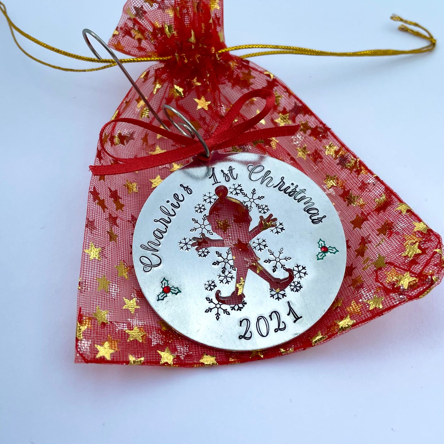 1st Christmas Decoration 2021 - Personalised