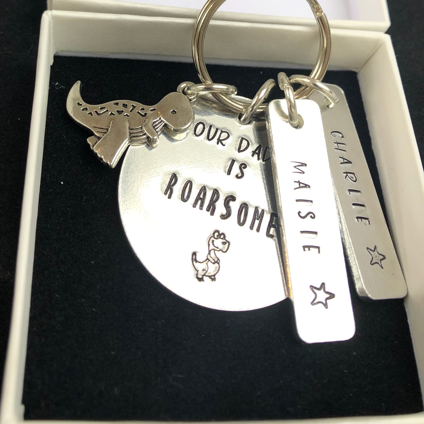 Our/My Daddy/Grandad is Roarsome Fathers Day Keyring