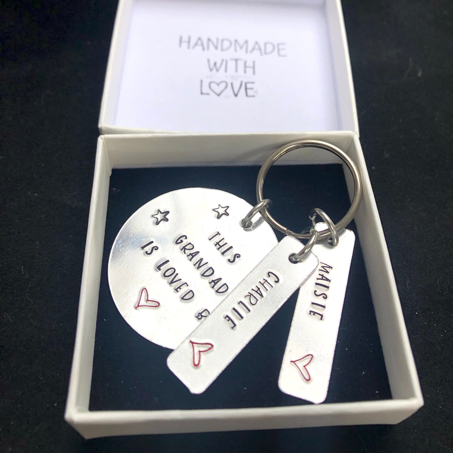 This Grandad/Grandpa/Daddy belongs to... Fathers Day Keyring