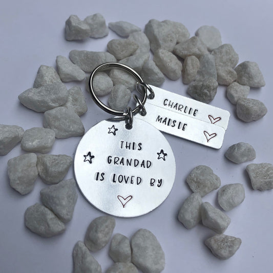 This Grandad/Grandpa/Daddy belongs to... Fathers Day Keyring
