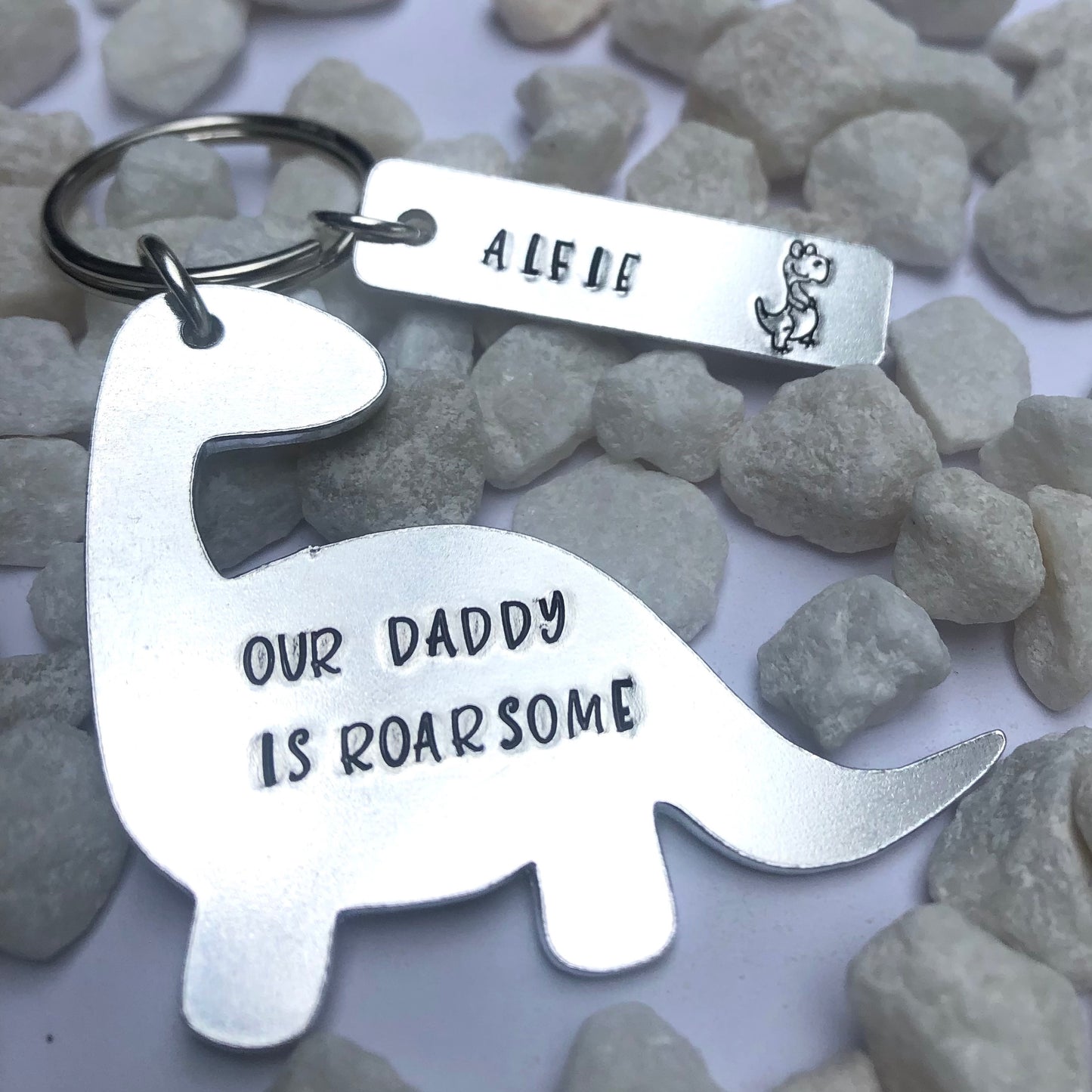 Our/My Daddy is Roarsome Fathers Day Keyring
