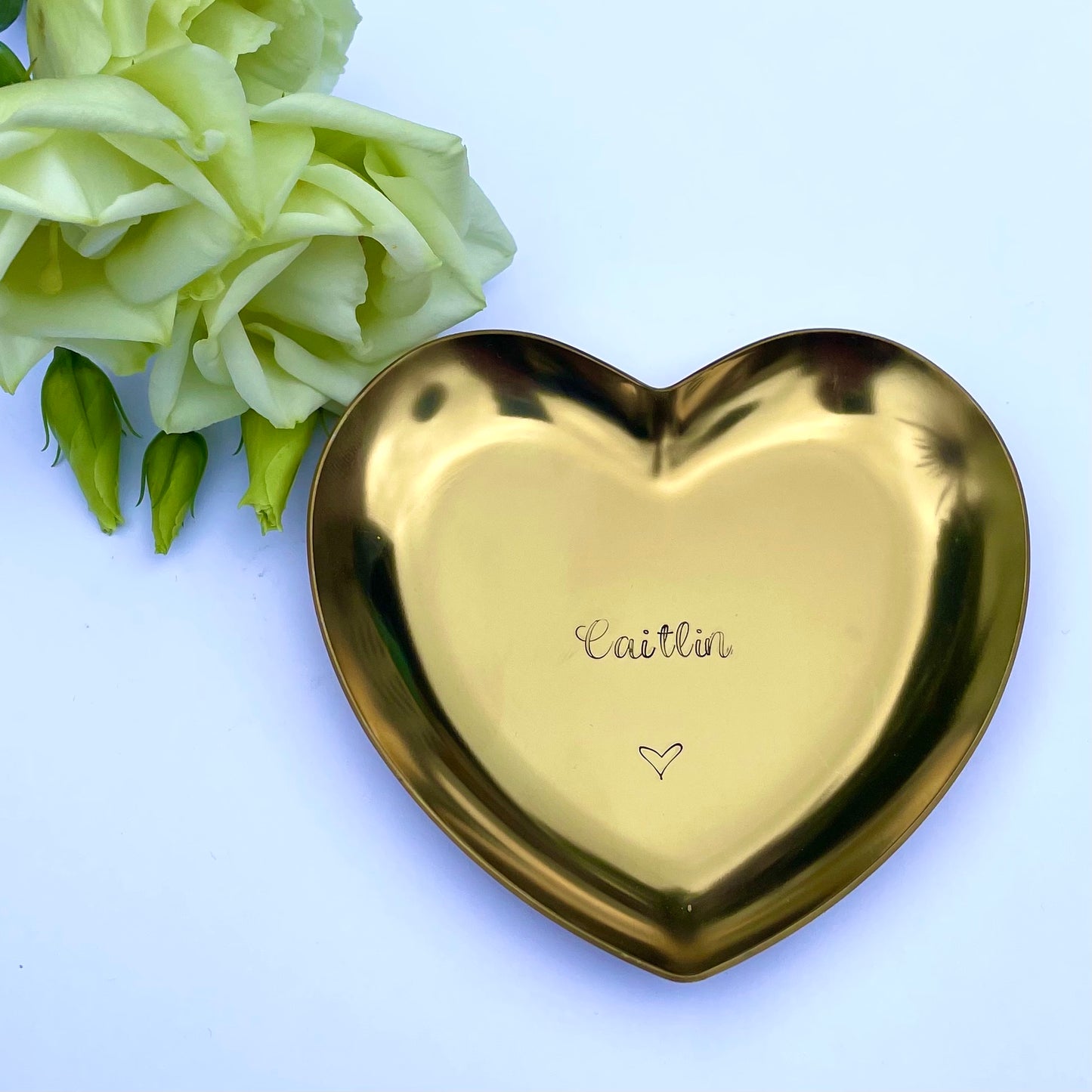 Personalised Heart Trinket Dish
