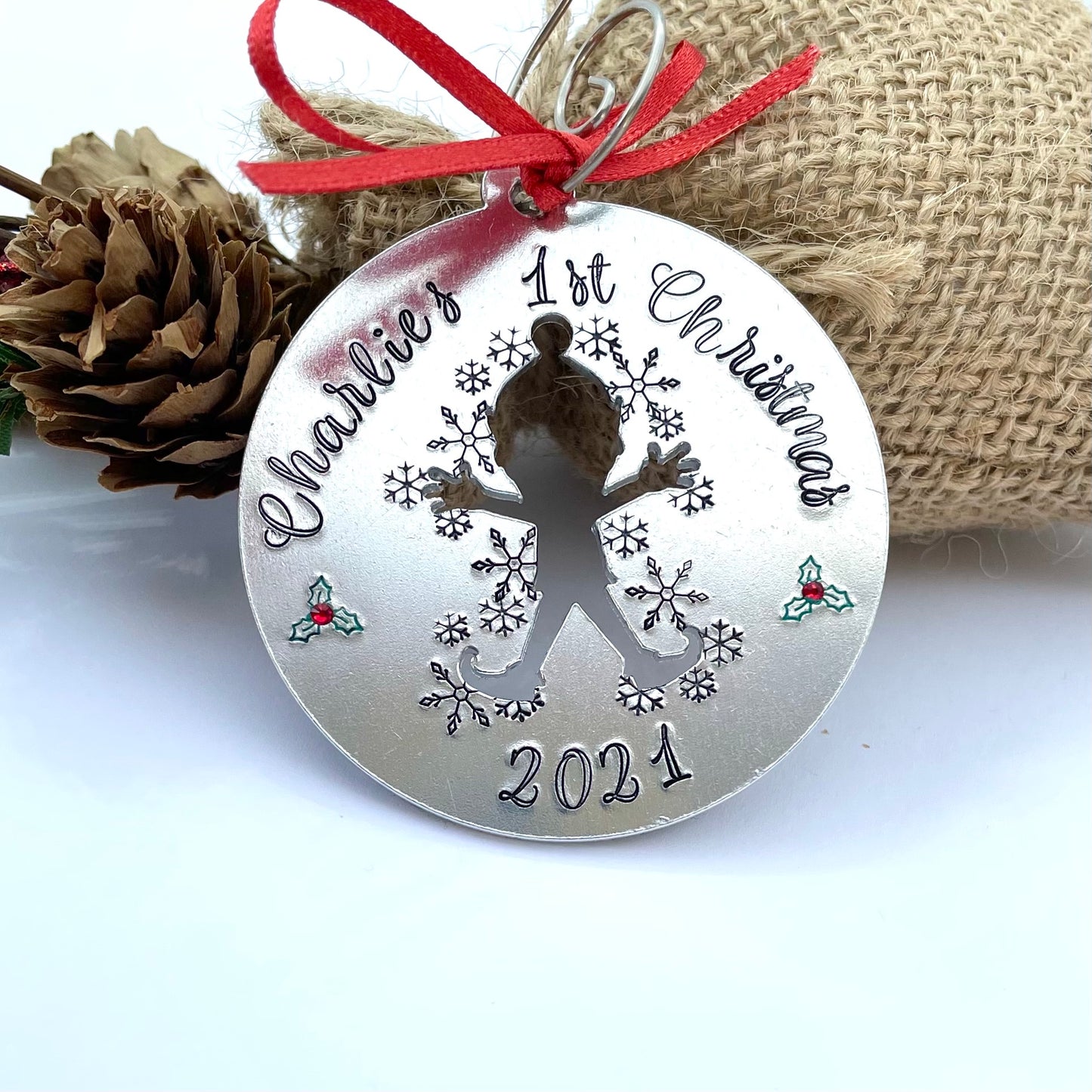 1st Christmas Decoration 2021 - Personalised