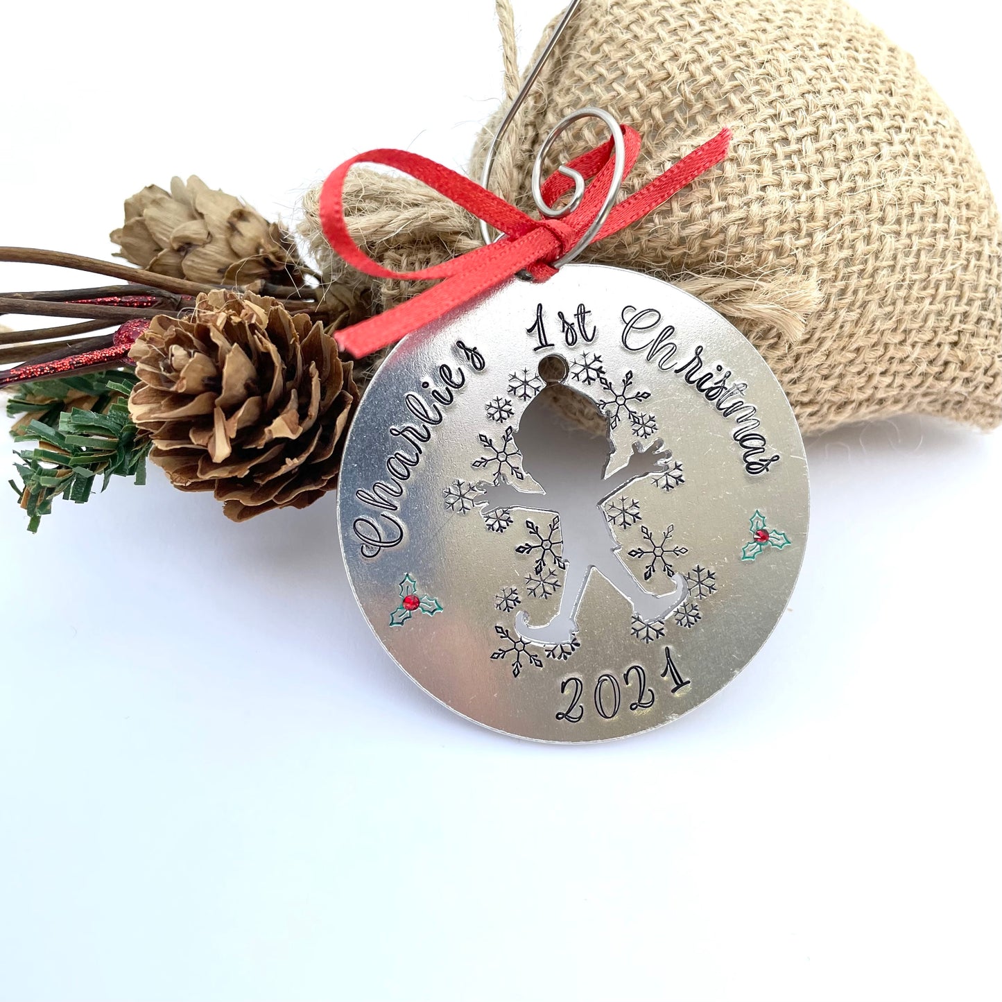 1st Christmas Decoration 2021 - Personalised