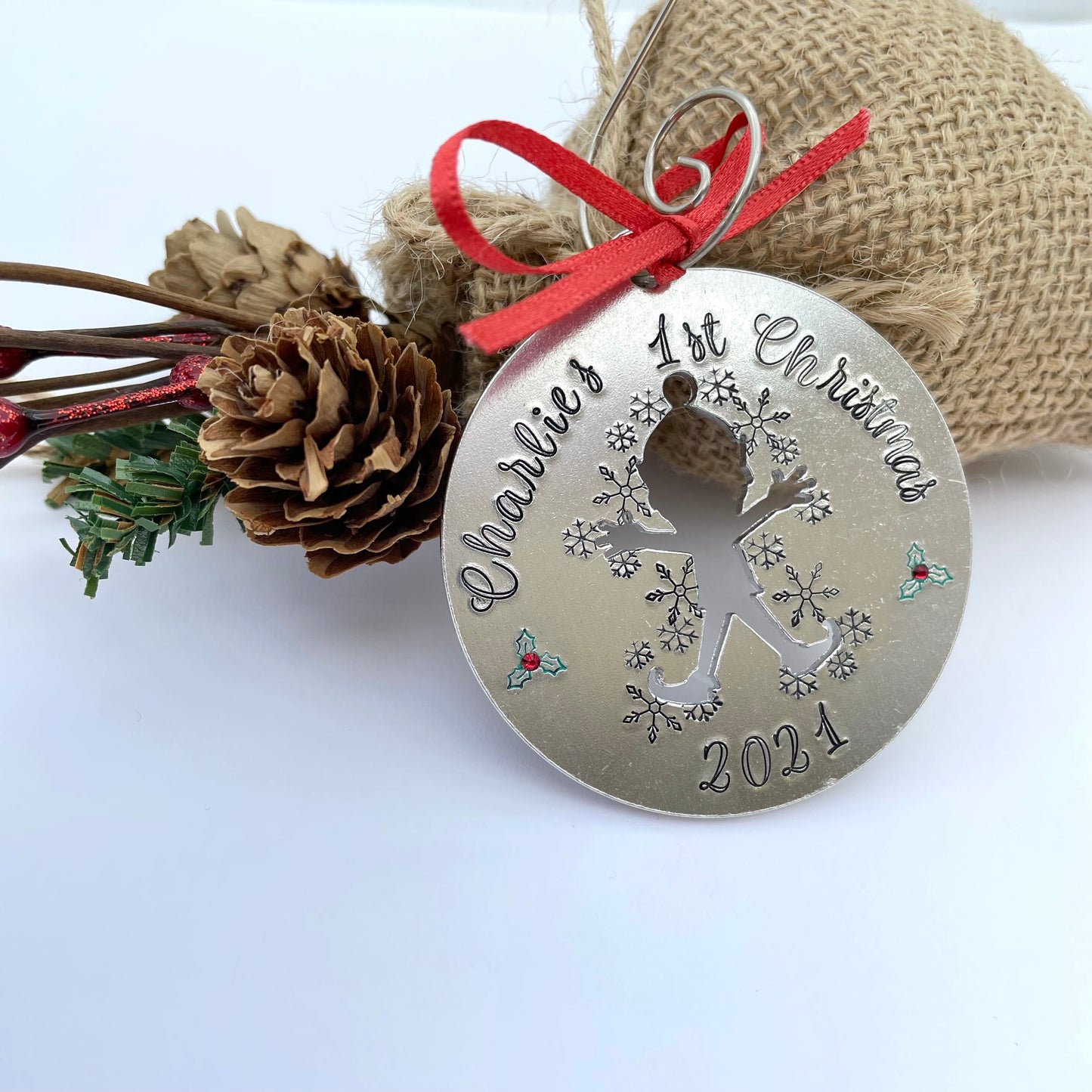 1st Christmas Decoration 2021 - Personalised