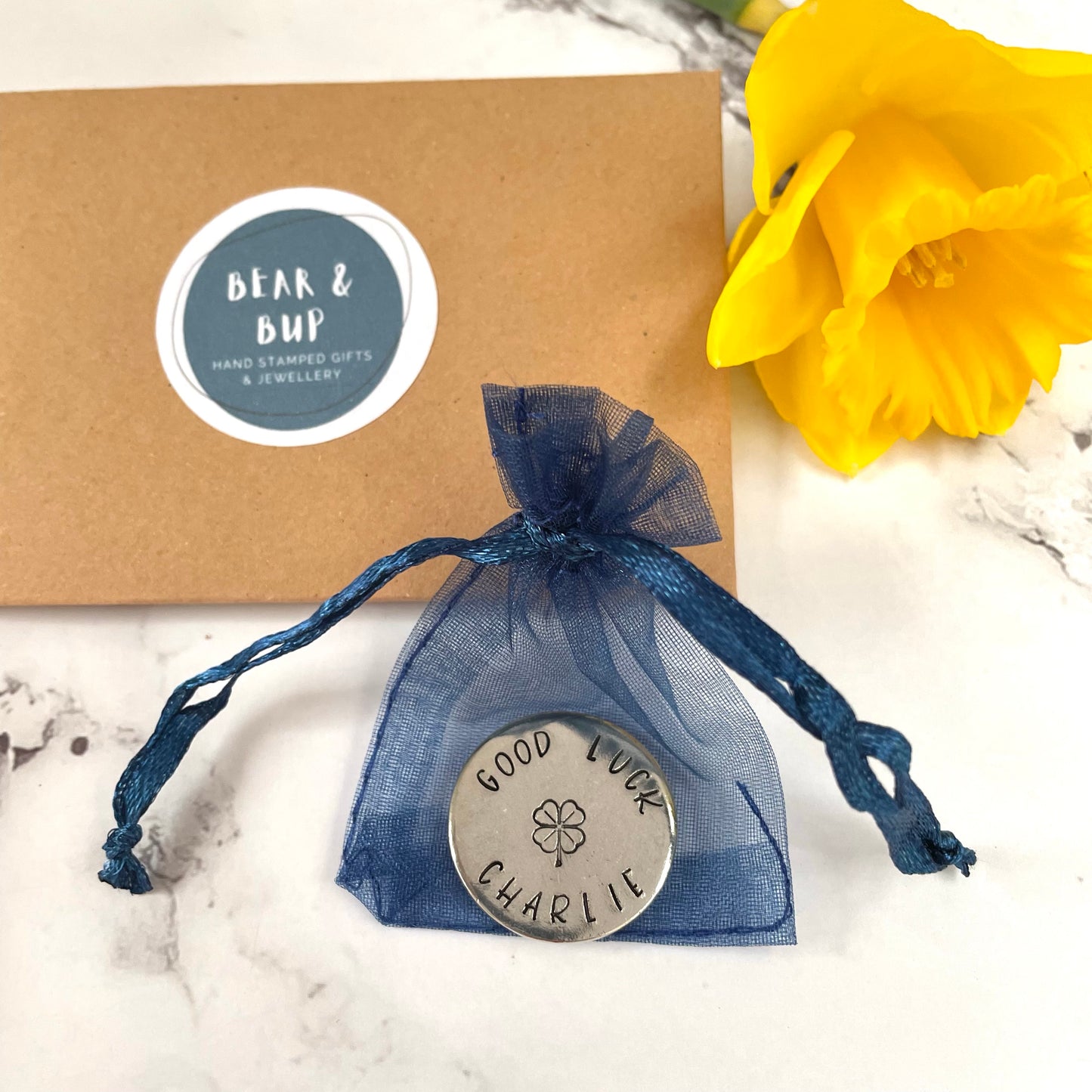 Good Luck Pewter Coin