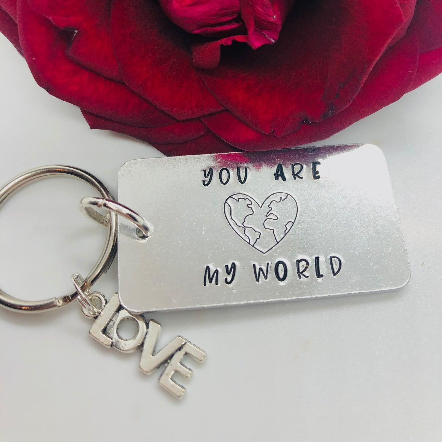 You are my World keyring