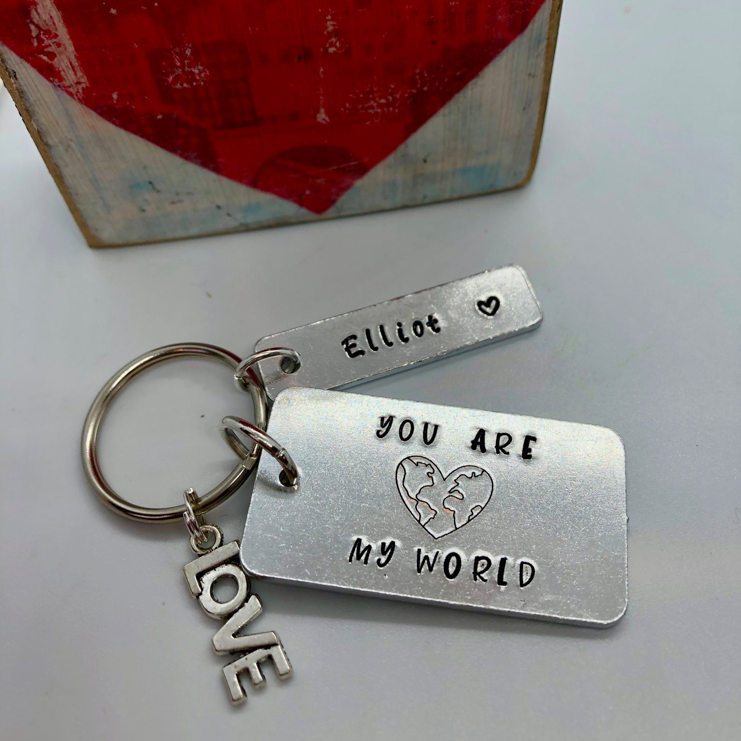 You are my World keyring