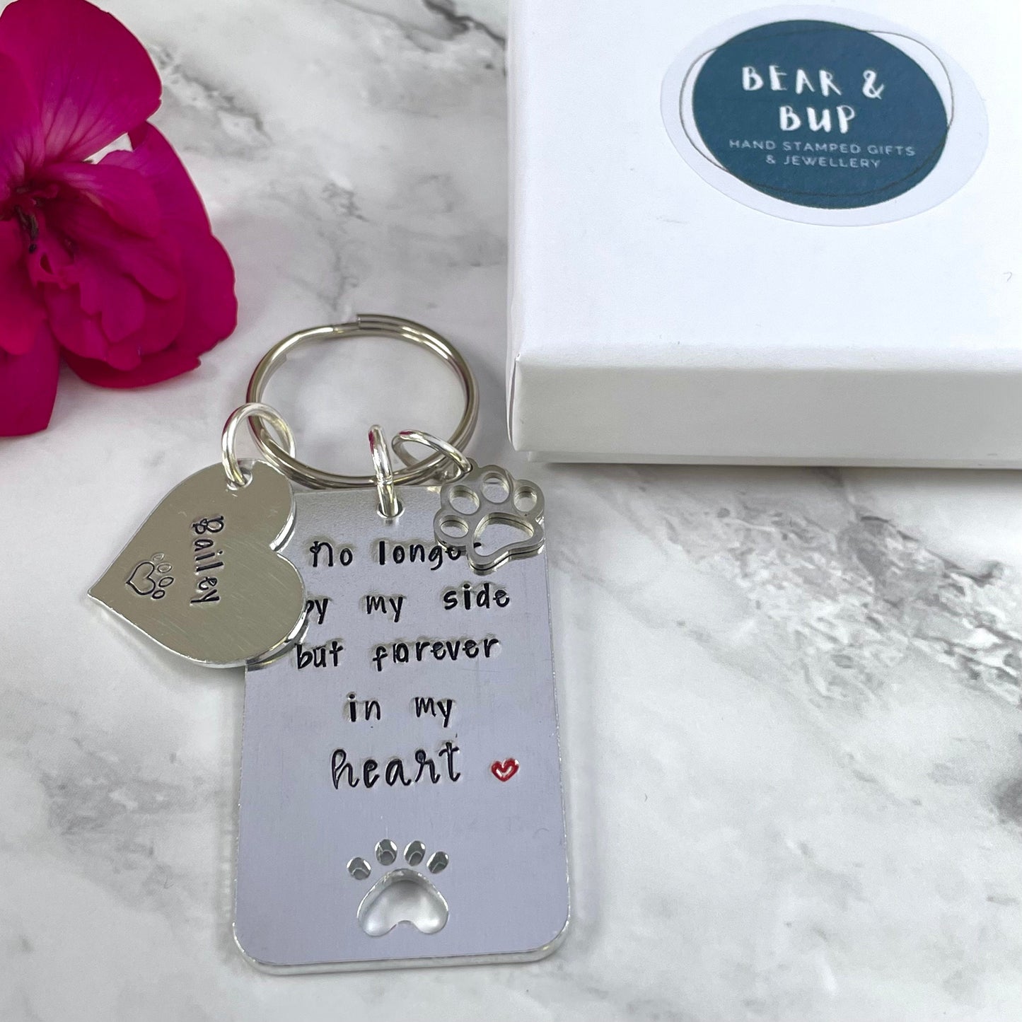 Pet Loss Keyring - sympathy gift