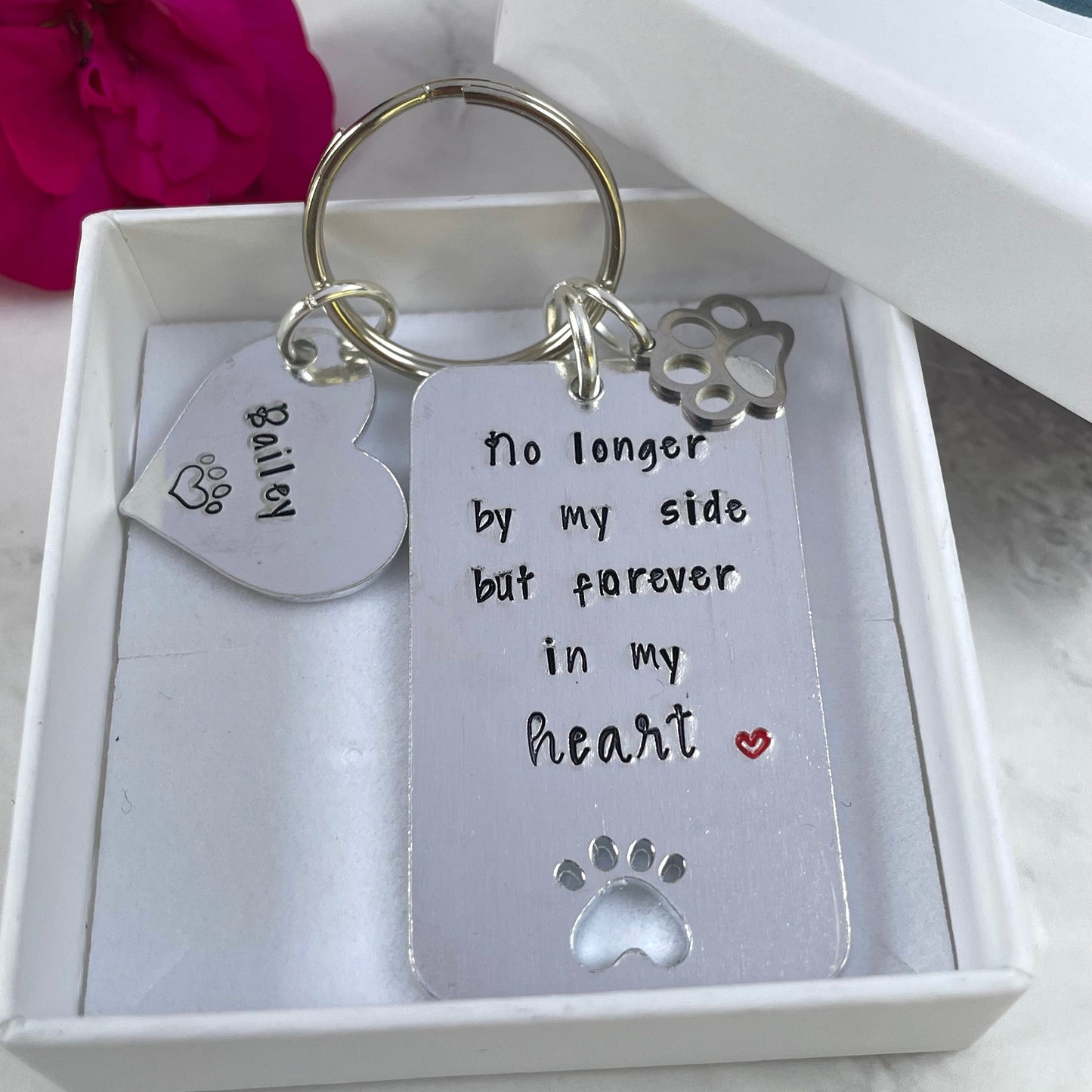 Pet Loss Keyring - sympathy gift