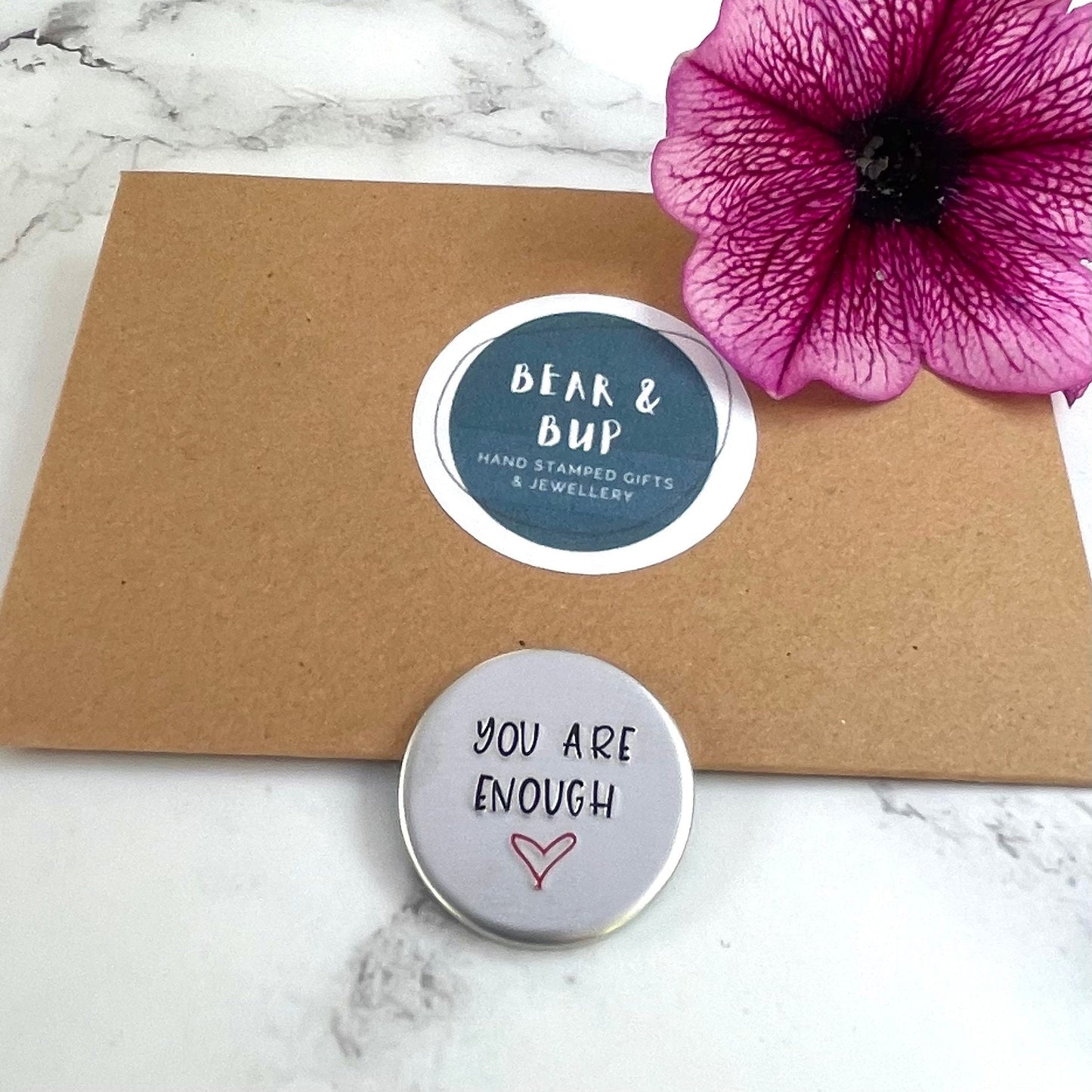 'You are enough' pocket token