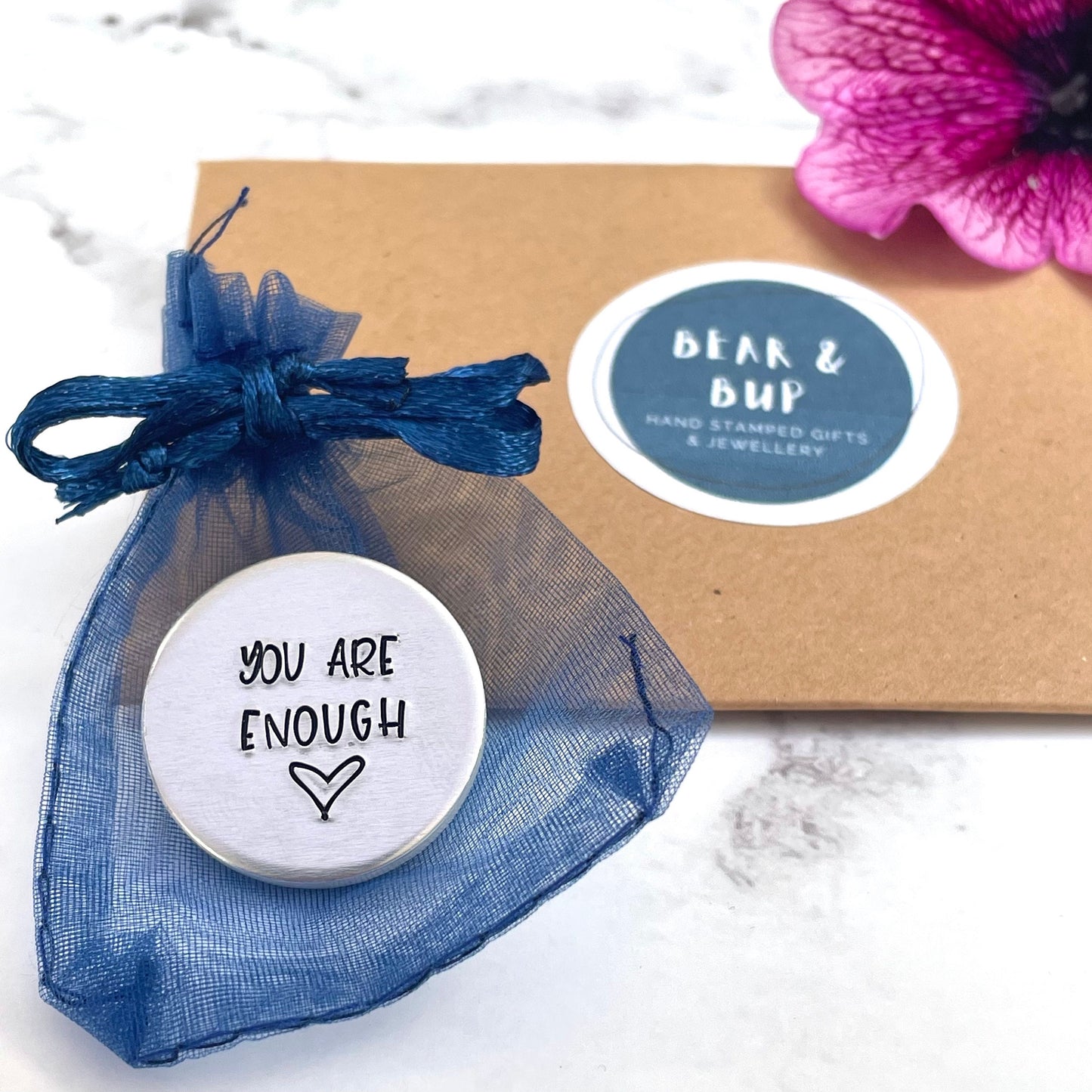 'You are enough' pocket token