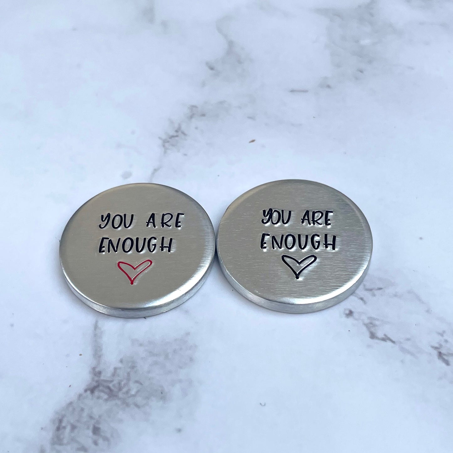 'You are enough' pocket token