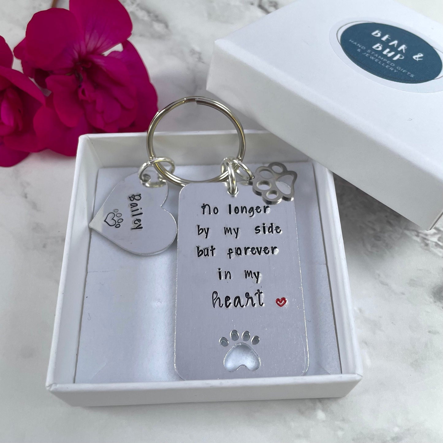 Pet Loss Keyring - sympathy gift